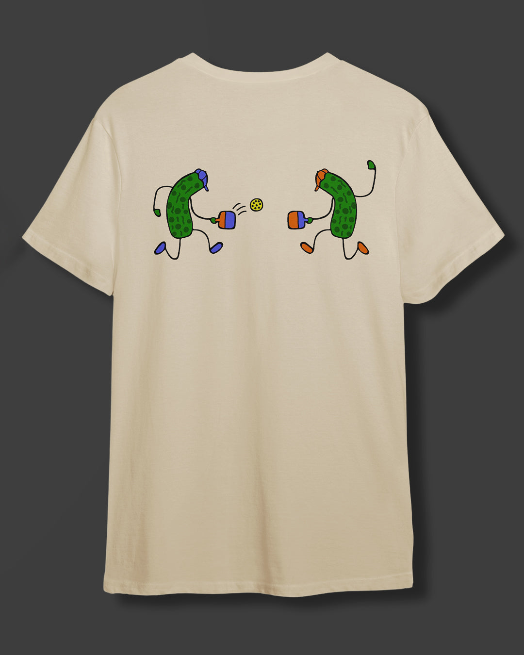 Cartoon Pickles Playing Tee