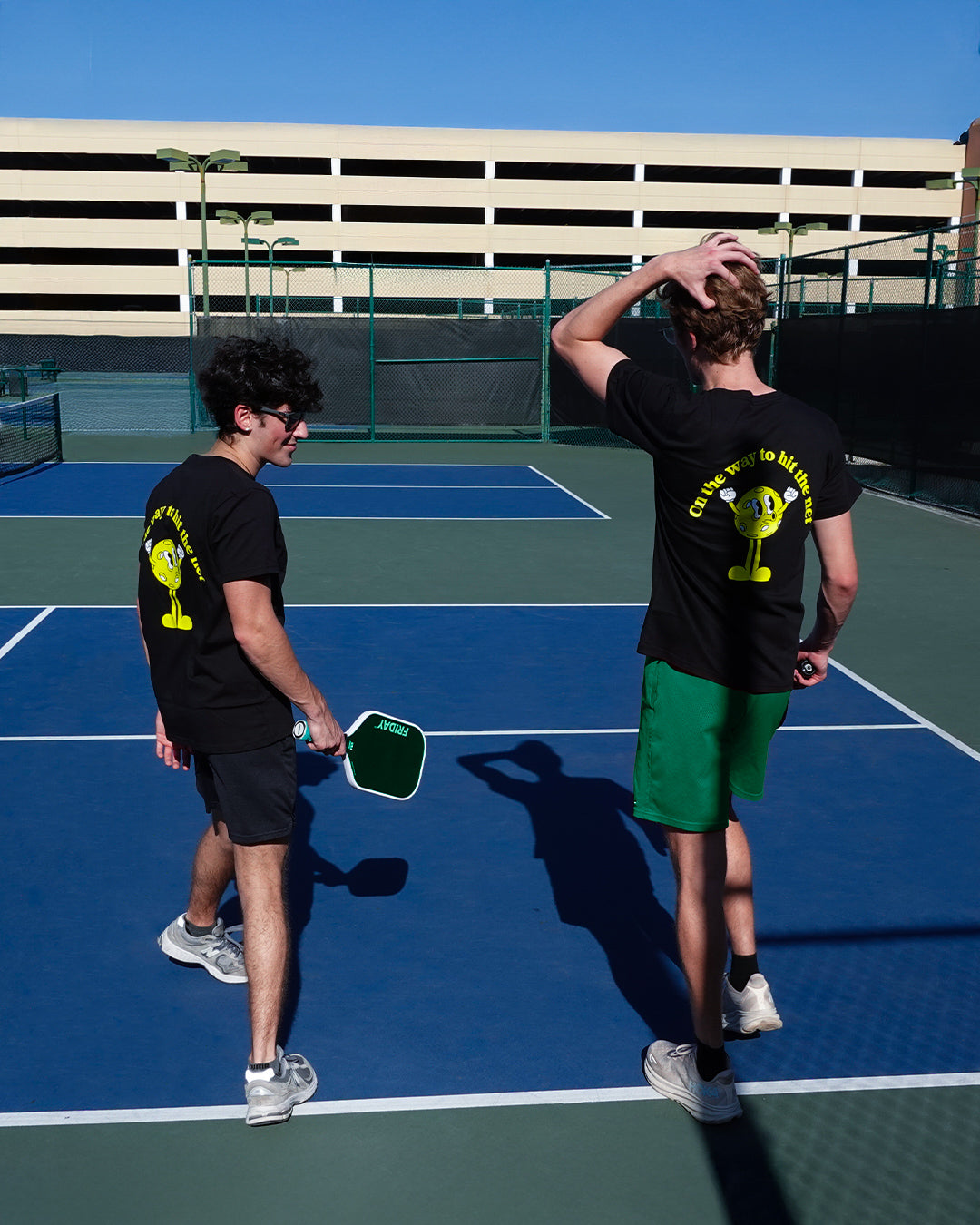 On the Way to Hit the Net Tee